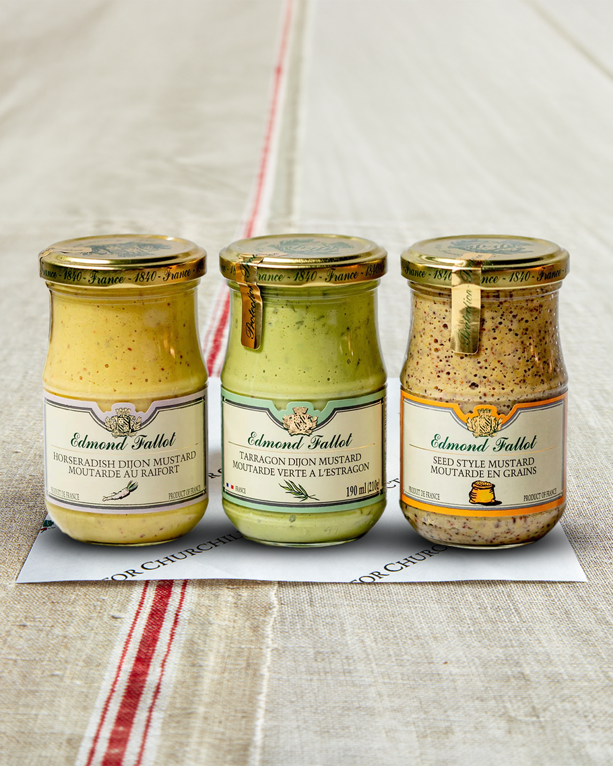 Edmond Fallot Mustard Trio