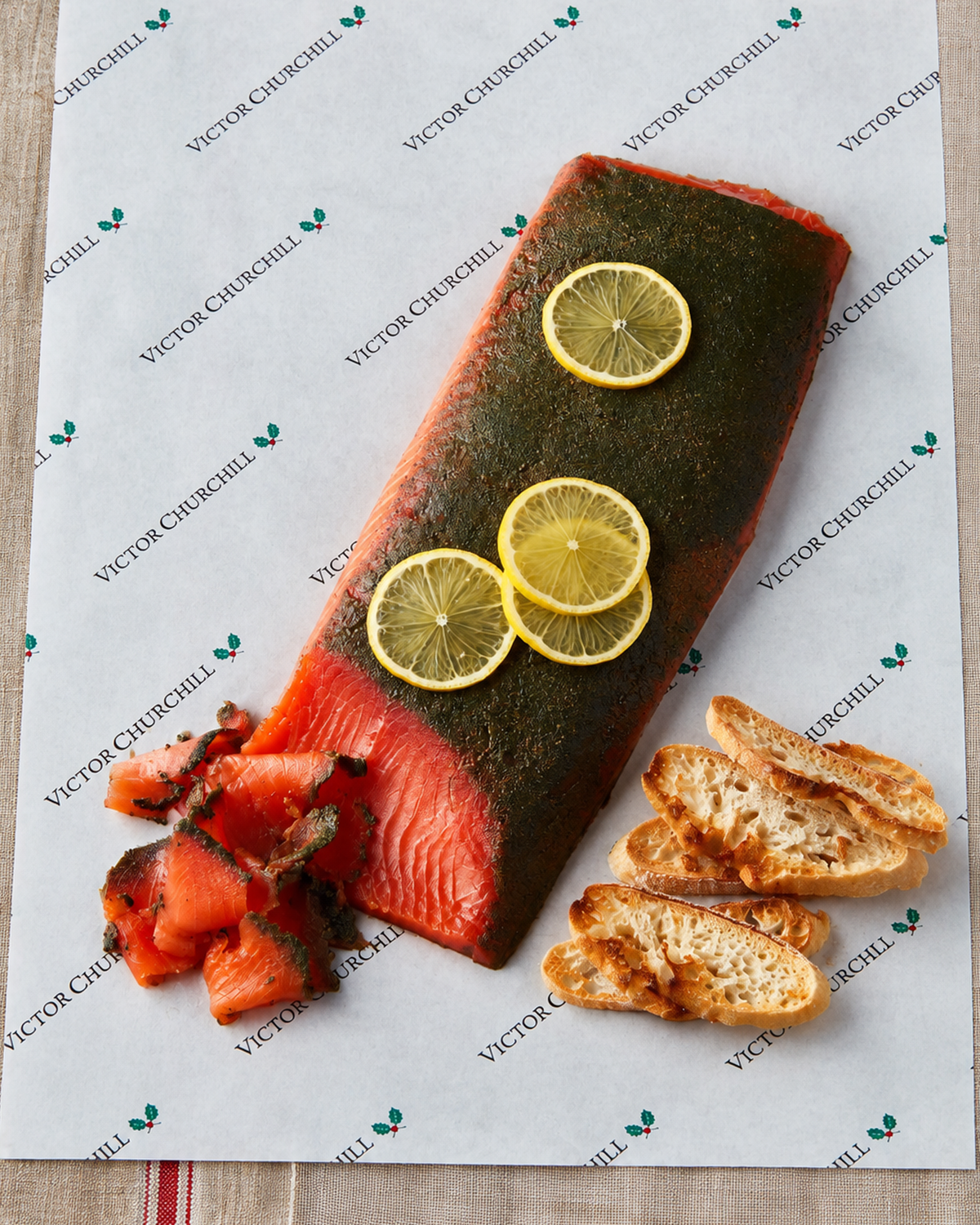 Whole Side of New Zealand King Salmon Gravlax