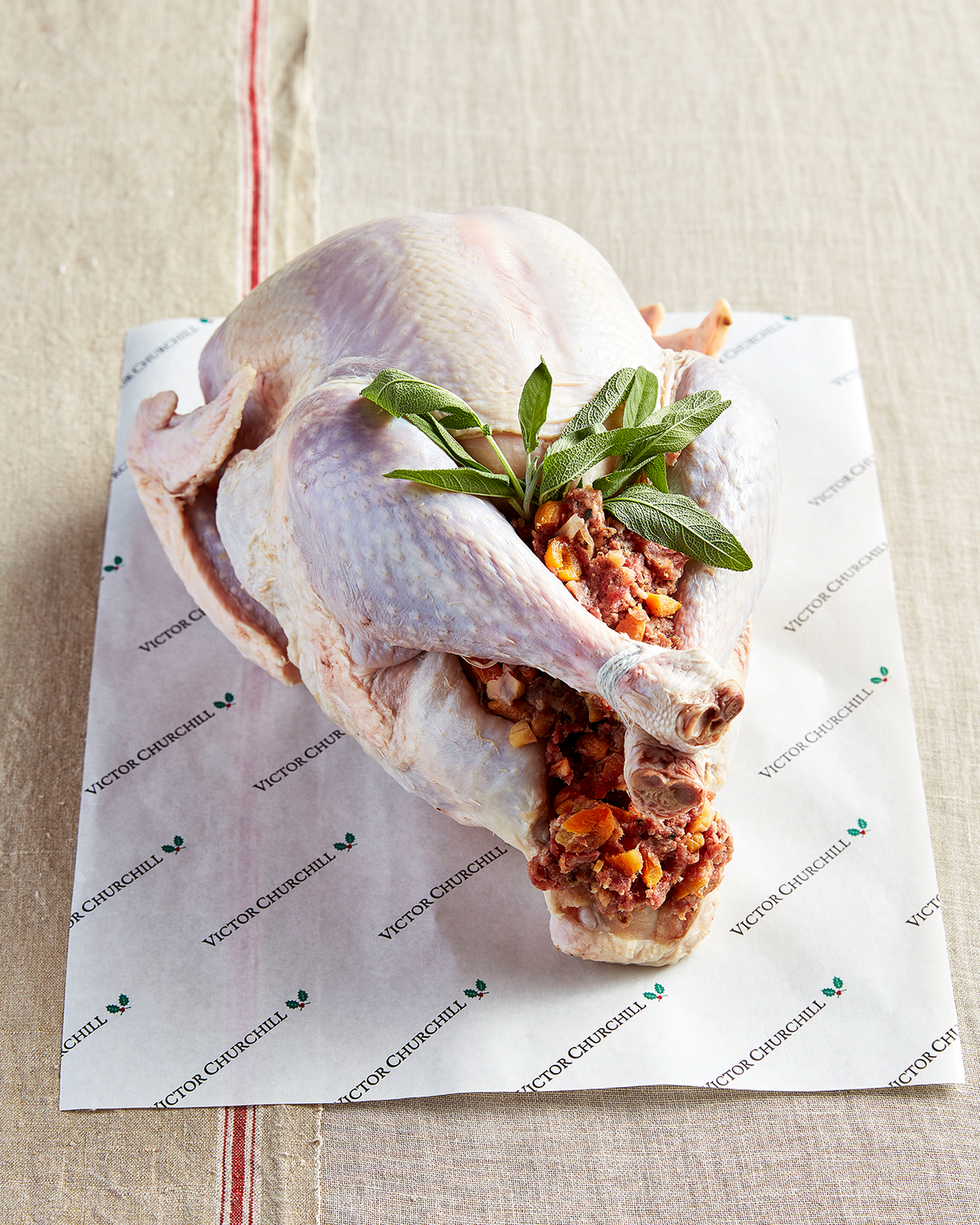 Lowan Park Free Range Whole Turkey, Stuffed & Trussed