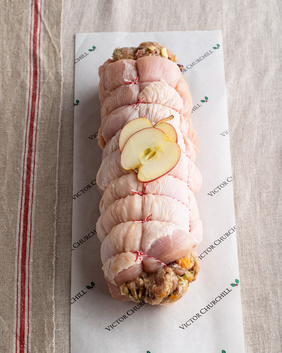 Hand-Tied & Stuffed Boneless Turkey Breast