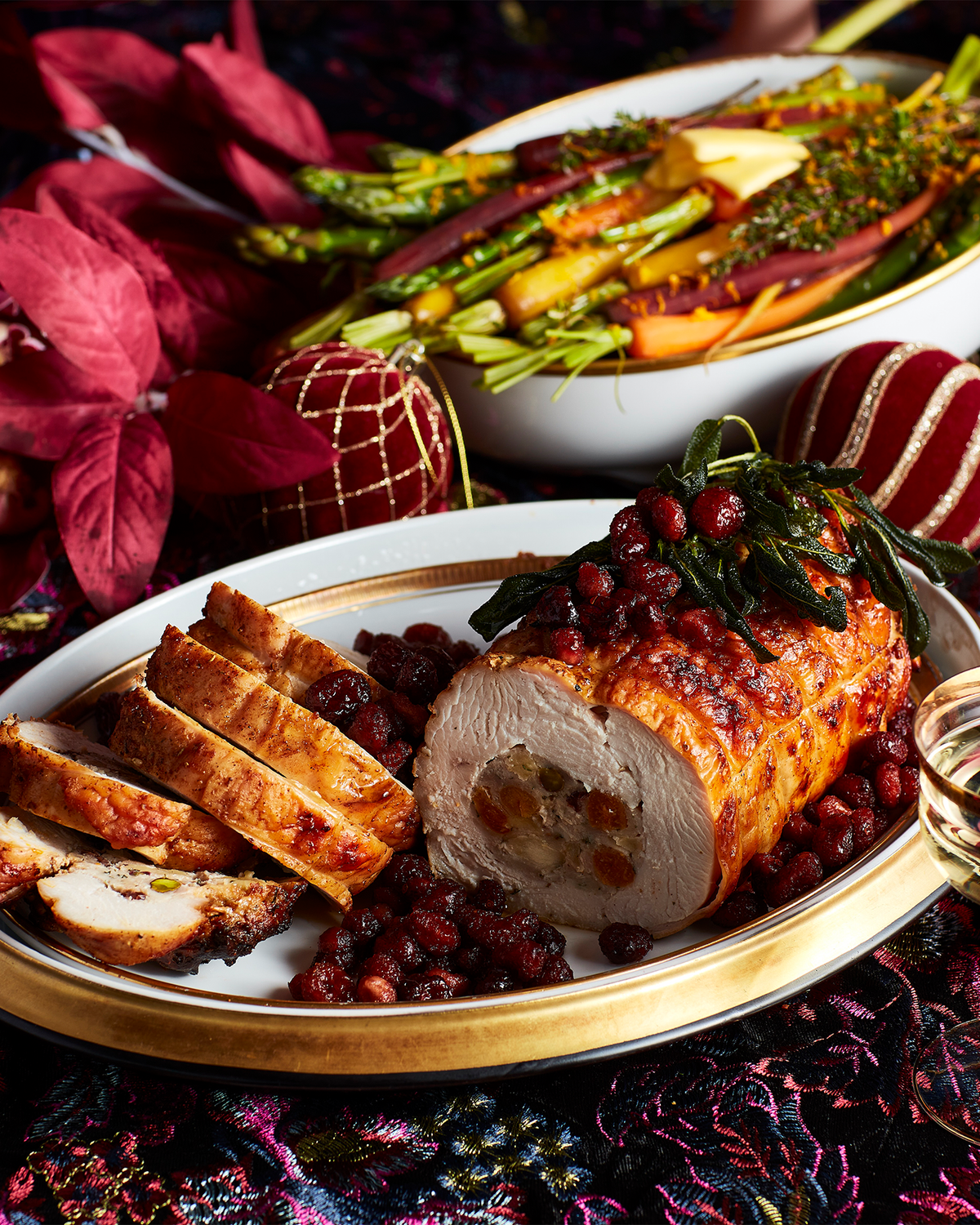 Hand-Tied & Stuffed Boneless Turkey Breast